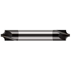 Harvey Tool - Corner Rounding End Mills; Material: Solid Carbide ; Single or Double End: Double ; Radius (Decimal Inch): 0.0250 ; Mill Diameter (Inch): 1/8 ; Mill Diameter (Decimal Inch): 0.1250 ; Number of Flutes: 2