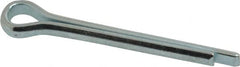 Value Collection - 1/4" Diam x 2" Long Extended Prong Cotter Pin - Grade 2, Zinc-Plated, Steel - A1 Tooling