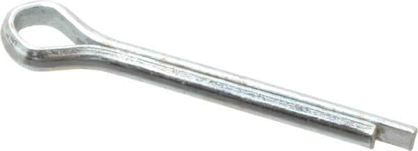 Value Collection - 3/32" Diam x 3/4" Long Extended Prong Cotter Pin - Grade 2, Zinc-Plated, Steel - A1 Tooling