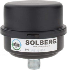 Made in USA - 1/2" Port, 4" High x 4" Wide, FRL Filter - 15 SCFM, 220°F Max - A1 Tooling