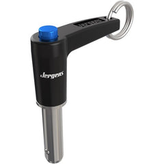 ‎7/8″ Pin Diameter, 1-1/2″ Grip Length, L-Handle Kwik-Lok Pin, Stainless Steel, Black Finish