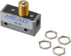 Mead - 3 Way Pilot Air Valve - 1/8" NPT Inlet, Ball Roller - A1 Tooling