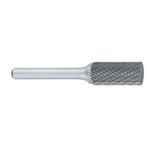 ‎SA-2 -8mm × 19mm LOC × 6mm Shank × 50mm OAL Cylindrical Carbide Medium Tough Cut Burr - A1 Tooling