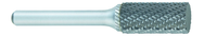 SA-5F -- 1/2 x 1/2 LOC x 1/4 Shank x 2 OAL Cylindrical Carbide Medium Tough Cut Burr - A1 Tooling