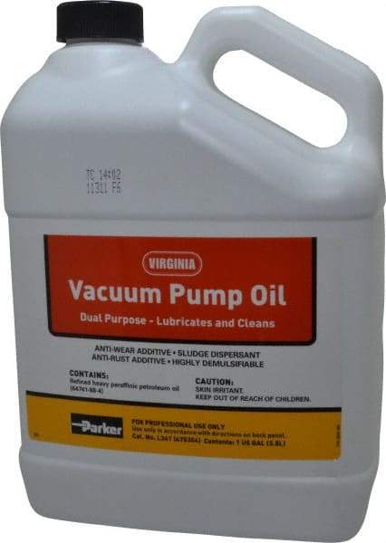 Parker - 1 Gal Container, Mineral Vacuum Pump Oil - ISO 68, 68 cSt at 40°C, 8.85 cSt at 100°C - A1 Tooling