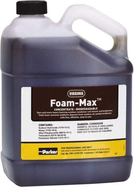 Parker - 1 Gal HVAC Coil Cleaner - For Extra Tough Cleaning Jobs - A1 Tooling