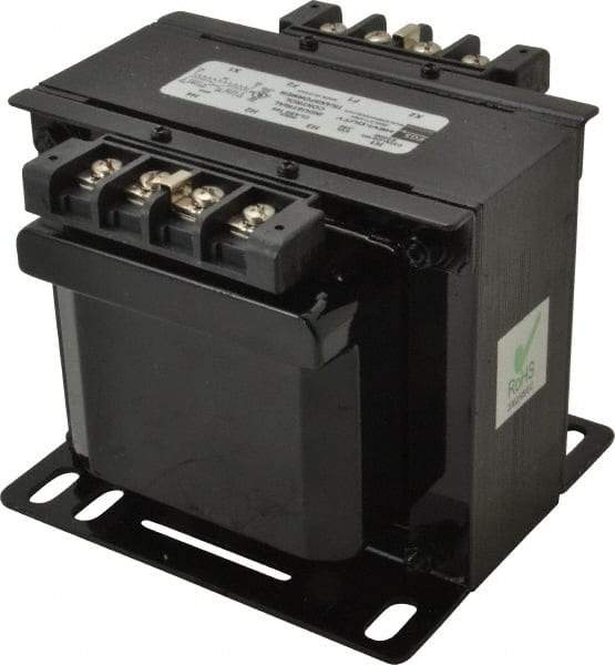 Sola/Hevi-Duty - 1 Phase, 0.35 kVA, Control Transformer - 2 Input, 1 Output Winding, 60 Hz, 5.53 Inch Deep x 4.53 Inch High, 131°F Temp Rise - A1 Tooling