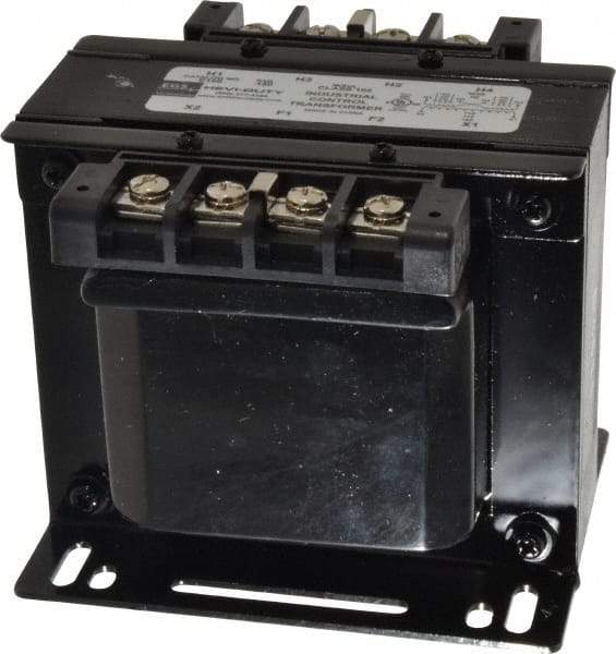 Sola/Hevi-Duty - 1 Phase, 0.15 kVA, Control Transformer - 2 Input, 1 Output Winding, 60, 50/60 at 220 V x 440 V, 50/60 at 230 V x 460 V Hz, 4.48 Inch Deep x 3.89 Inch High, 131°F Temp Rise - A1 Tooling