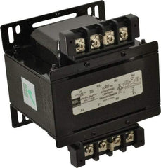 Sola/Hevi-Duty - 1 Phase, 1/4 kVA, Control Transformer - 2 Input, 1 Output Winding, 60, 50/60 at 220 V x 440 V, 50/60 at 230 V x 460 V Hz, 5.21 Inch Deep x 3.89 Inch High, 131°F Temp Rise - A1 Tooling