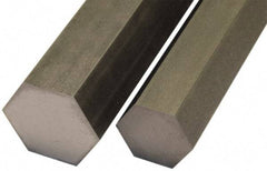 Value Collection - 7/8" Width Across Flats x 3' Long, Steel Hexagon Bar - Material Specification 1018 - A1 Tooling