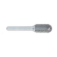 ‎SC-11 -1/8 × 1/2 LOC × 1/4 Shank × 2 OAL Cylindrical Ball Nose Carbide Medium Tough Cut Burr - A1 Tooling