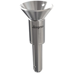 ‎3/8″ Pin Diameter, 1-1/2″ Grip Length, Recessed Button Handle Kwik-Lok Pin, Stainless Steel