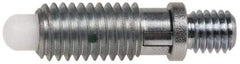 Gibraltar - 5/16-18, 5/8" Thread Length, 0.179" Max Plunger Diam, 1.5 Lb Init to 6 Lb Final End Force, Locking Knob Handle Plunger - Knobless Threaded Stud, 13/16" Length Under Head/Shoulder, 3/16" Plunger Projection - A1 Tooling