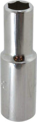 Proto - 11/32", 3/8" Drive, Deep Hand Socket - 6 Points, 2-1/8" OAL, Alloy Steel, Chrome Finish - A1 Tooling