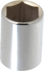 Proto - 25/32", 1/2" Drive, Standard Hand Socket - 6 Points, 1-1/2" OAL, Alloy Steel, Chrome Finish - A1 Tooling