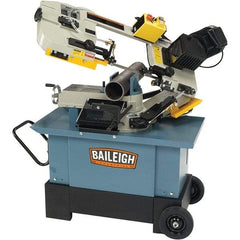 Baileigh - 7 x 10.23" Manual Combo Horizontal & Vertical Bandsaw - 1 Phase, 45° Vise Angle of Rotation, 1 hp, 110/220 Volts, Geared Head Drive - A1 Tooling