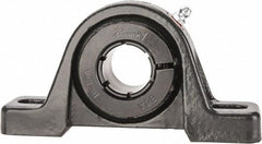 Browning - 1" ID, 5-1/2" OAL x 2-13/16" OAH Pillow Block - 1,651 Lb Static Cap, 2,801 Lb Dyn Cap, 4-1/8" Btw Mnt Hole Ctrs, 1-7/16" Base-to-Ctr Ht, Cast Iron - A1 Tooling