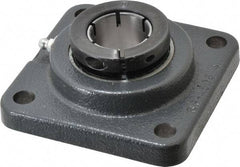 Browning - 1-1/4" ID, 4-1/4" OAL x 4-1/4" OAH 4-Bolt Flange - 2,567 Lb Static Cap, 4,381 Lb Dyn Cap, 3-1/4" Btw Mnt Hole Ctrs, Cast Iron - A1 Tooling