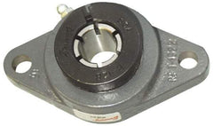 Browning - 1-1/4" ID, 6-1/8" OAL x 3-5/8" OAH 2-Bolt Flange - 3,493 Lb Static Cap, 5,782 Lb Dyn Cap, 5-1/8" Btw Mnt Hole Ctrs, Cast Iron - A1 Tooling