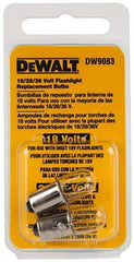 DeWALT - 18 Volt, Halogen Portable Work Light Replacement Bulb - Use with DW9083 - A1 Tooling