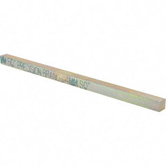 Precision Brand - 12" Long, Zinc Yellow Dichromate Key Stock - Oversized Key Stock - A1 Tooling