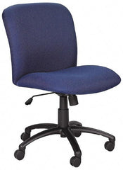 Safco - Mid Back Chair - 22-1/2" Wide x 20-3/4" Deep, Polyester Seat, Black - A1 Tooling