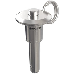 ‎5/8″ Pin Diameter, 1-1/4″ Grip Length, Heavy Duty Button Handle Kwik-Lok Pin, Stainless Steel