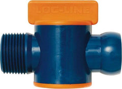 Loc-Line - 3/4" ID Coolant Hose NPT Valve - Male to Female Connection, Acetal Copolymer Body, NPT, Use with Loc-Line Modular Hose Systems - A1 Tooling