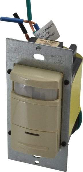 Leviton - 2,100 Square Ft. Coverage, Infrared Occupancy Sensor Wall Switch - 800 at 120 V Incandescent, 1,200 at 120 V and 2,700 at 277 V Fluorescent, 120 to 277 VAC, Ivory - A1 Tooling