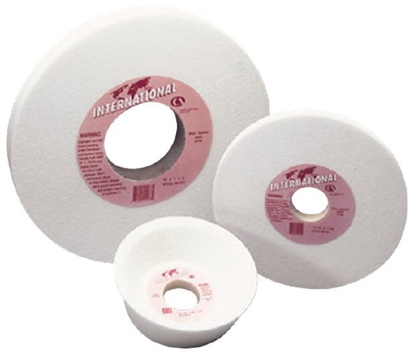 Grier Abrasives - 12" Diam x 3" Hole x 3/4" Thick, I Hardness, 46 Grit Surface Grinding Wheel - A1 Tooling