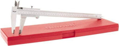 Starrett - 0 to 12" Stainless Steel Vernier Caliper - 0.02mm Graduation, 0.025 (Per 300mm)mm Accuracy - A1 Tooling