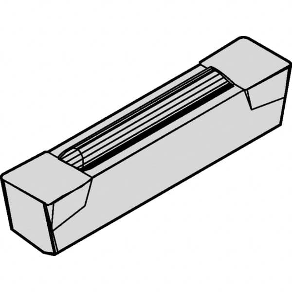 Kennametal - 400G Grade KY3500, 4mm Cutting Width Ceramic-SI Grooving Insert - 3.4mm Max Depth of Cut, Neutral, 0.4mm Corner Radius - A1 Tooling