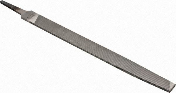 Nicholson - 10" Long, Smooth Cut, Mill American-Pattern File - Single Cut, 11/64" Overall Thickness, Tang - A1 Tooling