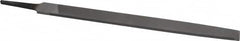 Nicholson - 12" Long, Second Cut, Mill American-Pattern File - Single Cut, 7/32" Overall Thickness, Tang - A1 Tooling