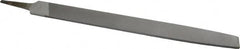 Nicholson - 14" Long, Smooth Cut, Mill American-Pattern File - Single Cut, 1/4" Overall Thickness, Tang - A1 Tooling