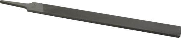 Nicholson - 10" Long, Second Cut, Hand American-Pattern File - Double Cut, 1/4" Overall Thickness, Tang - A1 Tooling