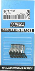 Noga - N1 Right-Handed Cobalt Deburring Swivel Blade - Use on Cross Hole, Hole Edge & Straight Edge Surfaces - A1 Tooling