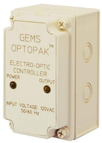 Gems Sensors - 158°F Max, Liquid Level Controller for Electro Optic Switches - Converts TTL Output Signal to an SPDT 5 Amp. Relay Output, SPDT, 5 Amps at 115 VAC Switch Logic - A1 Tooling