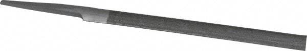 Nicholson - 4" Long, Second Cut, Half Round American-Pattern File - Single, Double Cut, 9/64" Overall Thickness, Tang - A1 Tooling