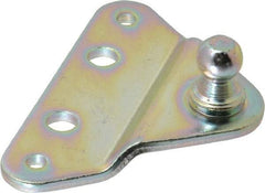 Value Collection - 0.39" Diam Yellow Zinc Offset Bracket - For Hydraulic Dampers & Gas Springs - A1 Tooling