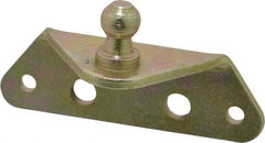 Value Collection - 0.39" Diam Yellow Zinc Offset Bracket - For Hydraulic Dampers & Gas Springs - A1 Tooling