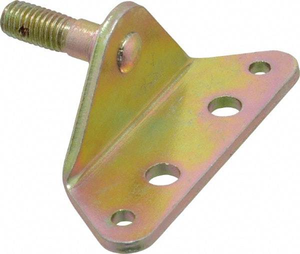 Value Collection - M8 x 1.25 Yellow Zinc Angle Bracket - For Hydraulic Dampers & Gas Springs - A1 Tooling