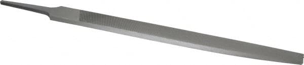 Nicholson - 8" Long, Second Cut, Knife American-Pattern File - Double Cut, 3/16" Overall Thickness, Tang - A1 Tooling