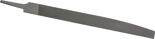 Nicholson - 10" Long, Smooth Cut, Knife American-Pattern File - Double Cut, 1/4" Overall Thickness, Tang - A1 Tooling