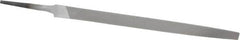 Nicholson - 8" Long, Smooth Cut, Triangle American-Pattern File - Double Cut, Tang - A1 Tooling