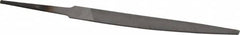 Nicholson - 4" Long, Smooth Cut, Warding American-Pattern File - Double Cut, 3/64" Overall Thickness, Tang - A1 Tooling