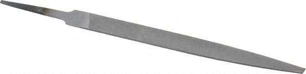 Nicholson - 6" Long, Smooth Cut, Warding American-Pattern File - Double Cut, 5/64" Overall Thickness, Tang - A1 Tooling