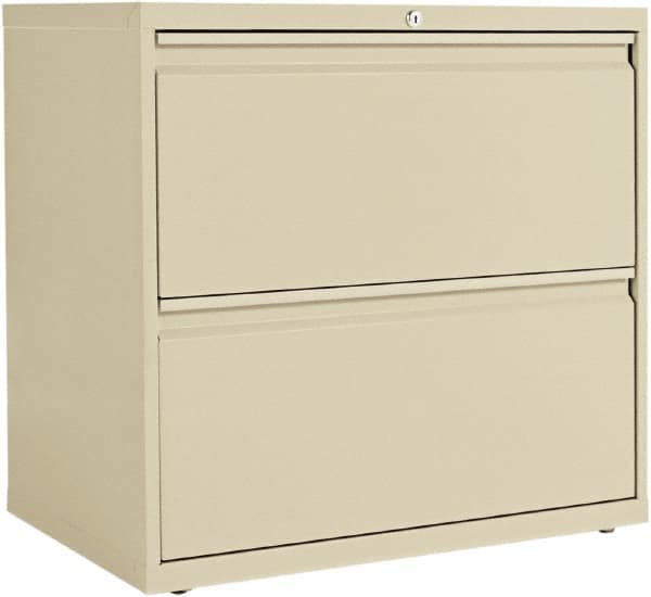 ALERA - 30" Wide x 28-3/8" High x 19-1/4" Deep, 2 Drawer Lateral File - Steel, Putty - A1 Tooling