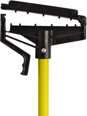 PRO-SOURCE - 60" Swivel Fiberglass Quick Connect Mop Handle - 1" Handle Diam, Plastic Connector, Use with Wet Mops - A1 Tooling