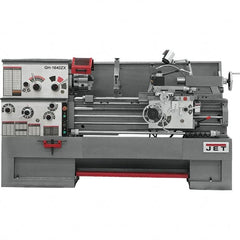 Jet - 16" Swing, 40" Between Centers, 230 Volt, Triple Phase Engine Lathe - 7MT Taper, 7-1/2 hp, 25 to 1,800 RPM, 3-1/8" Bore Diam, 40" Deep x 48" High x 97-1/2" Long - A1 Tooling